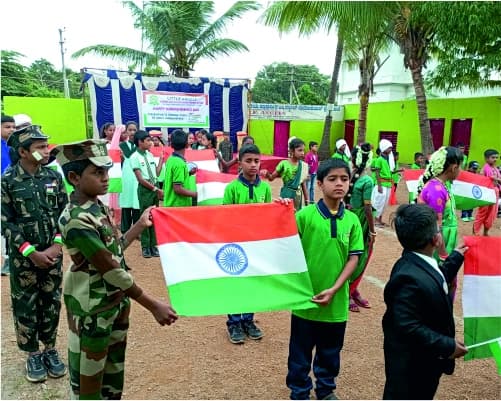 Creative learning moment at Little Angels School